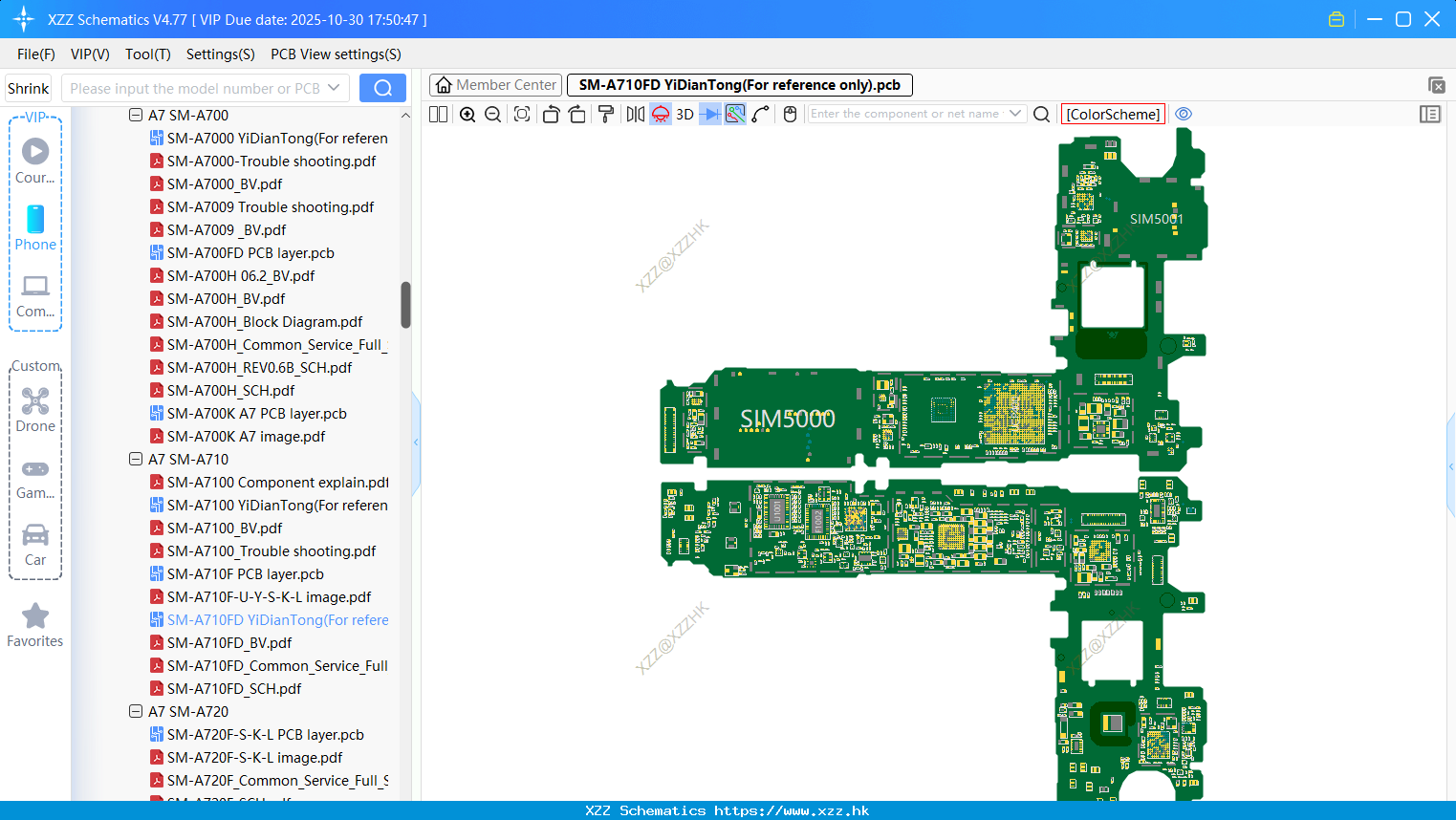Samsung SM-A710FD bitmap(For Reference Only)